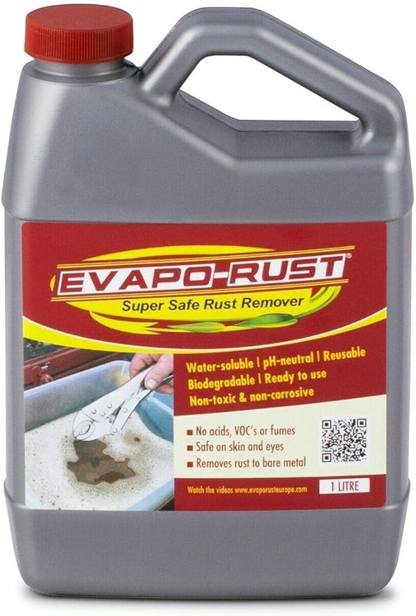 EVAPORUST® 1L Rust Remover Liquid Solution Removes Metal Oxides
