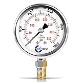 CARBO Instruments Stainless Steel Pressure Gauge