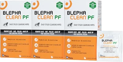 THEA Pharma Blephaclean PF Daily Eyelid Wipes 60 Plastic-Free
