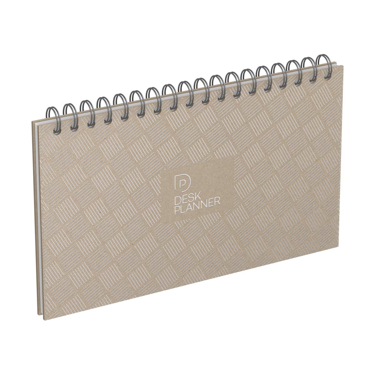 Lease Civil Desk Diary Perpetual Weekly Planner 24 x 14 cm Full Binding Cardboard Cover