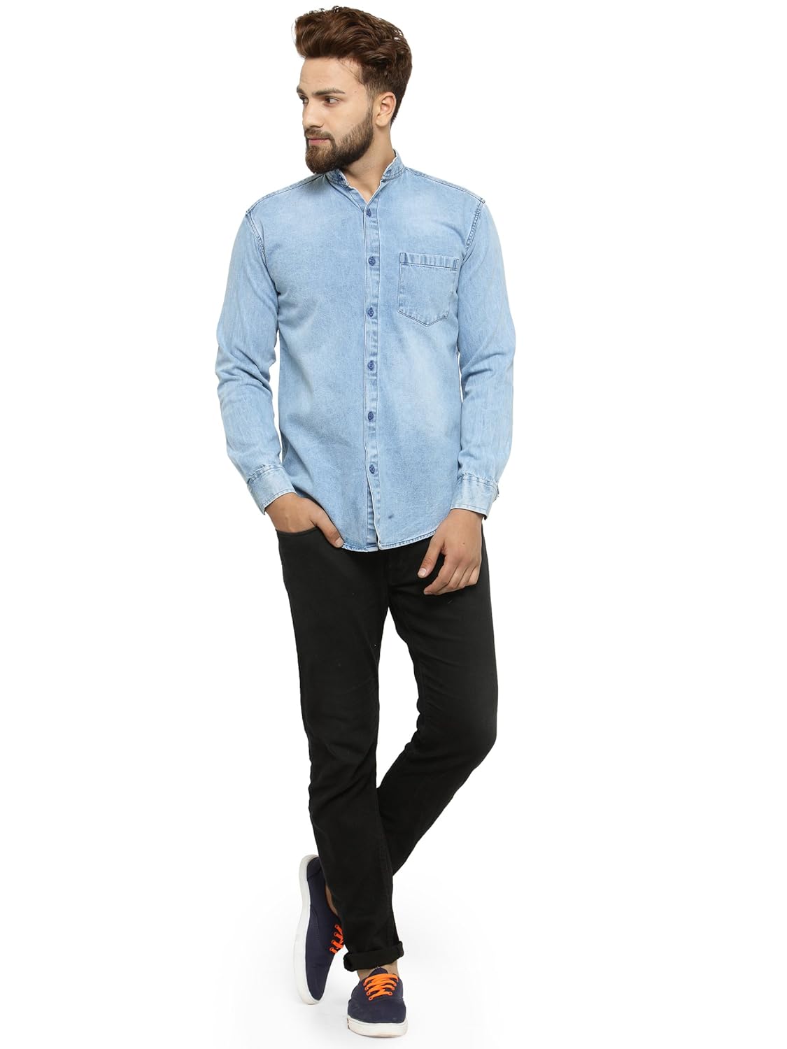 ben martin men's denim shirt