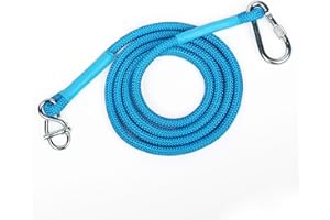 DONILIGA Adjustable Tree Swing Rope, Tree Swing Strap - Suitable for Outdoor Swings, Hammocks, and Amusement Parks Rope Extensions - Length 5.4 FT (71") Blue