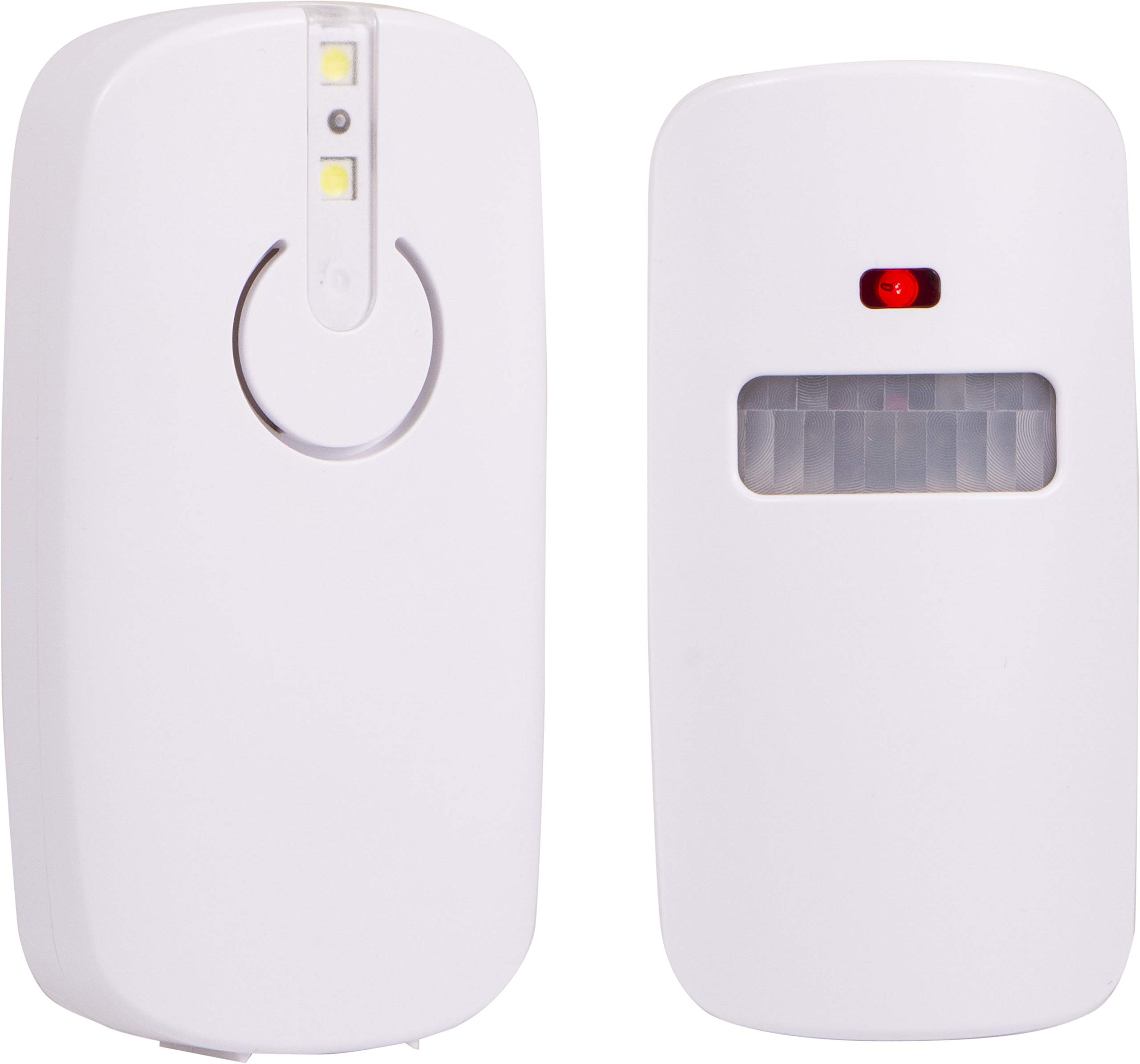 Power Gear Motion-Sensing Driveway Alarm, Battery Operated, Flashing LED Light, Wireless, Easy to Install, Home Protection, Indoor or Outdoor Security, Up to 25ft. Detection Range, 36014-S1