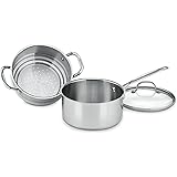 Cuisinart 77-35CG Chef's Classic Stainless 3-Piece 3-Quart Steamer Set