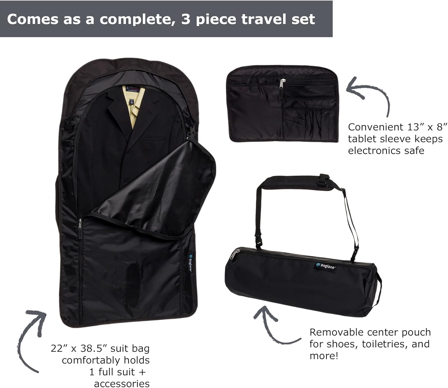 baglane garment suit bag