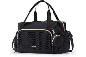 mommore Diaper Bag Tote, Large Capacity Travel Diaper bags, Hospital Bag for Labor Delivery, Baby Bag with Pacifier Case