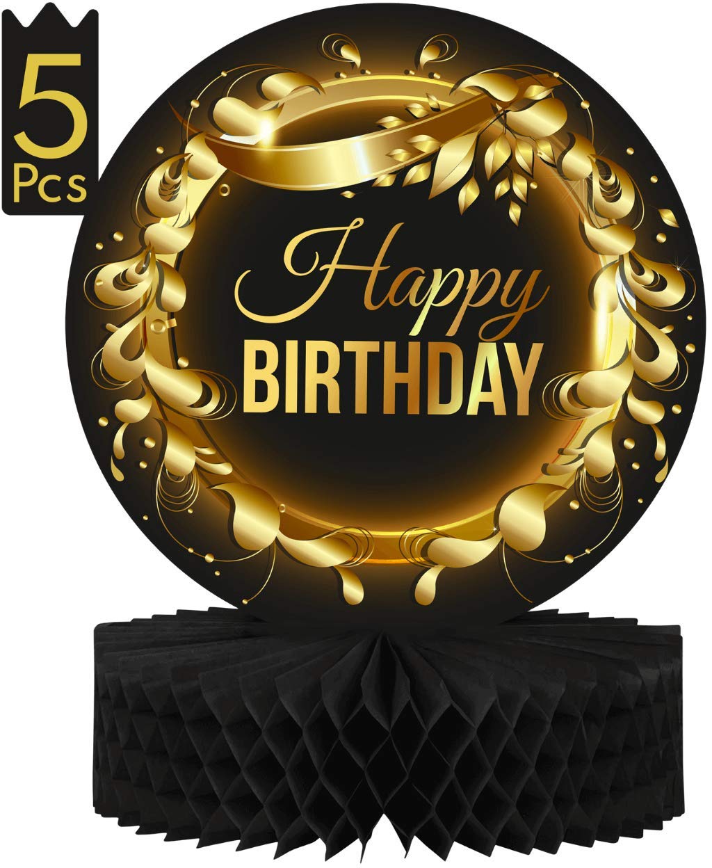 Buy Happy Birthday Table Decorations Centerpieces 4Pack Double Sided