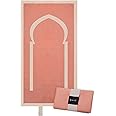 BAHĀ Portable Prayer Mat | Travel Prayer Mat, Foldable Prayer Mat for Muslims, Perfect Muslim Gift, thin prayer rug, foldable prayer mat, folding prayer mat