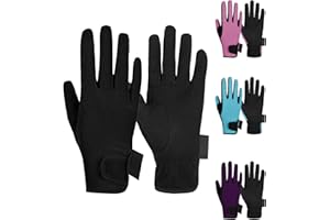 Thapower Kids Horse Riding Gloves Children Youth Equestrian Horseback Gloves for Boys & Girls Cycling Running Gardening