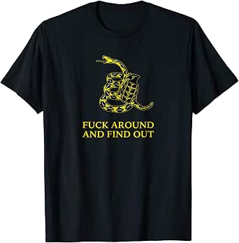 Fuck Around And Find Out - Cobra With Grenade Gadsden\" Sticker For Sale By Edixo