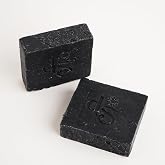 DeSelva Lavender &amp; Activated Charcoal Soap Bars Pack of 2 | Vegan Plant-Based Cleansing Bar with Lavender Essential Oil | 4.7 oz Each.