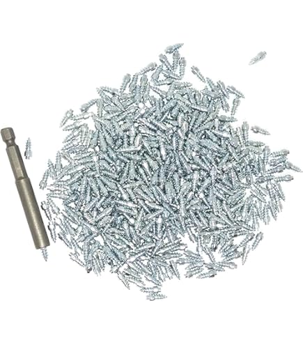 thumbnail image 2 of Akozon Tire Stud, 100Pcs Tire Stud Strong Skid Proof Tire Spike For ATV UTV Forklift Off Road Vehicle Silver (13mm(JX8-13-1)), Tire Repair Tools 2 of 14