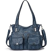 Purses and Handbags for Women Large Hobo Shoulder Bags Soft PU Leather Multi-Pocket Tote Bag | Large, Soft, PU Leather, Multi-Pocket