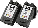TONER EXPERTE 2pk XL Compatible PG-512 CL-513 Ink for Canon Pixma iP2700 MP280 view 2