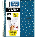 Amazon.com : Five Star Spiral Notebook, 1-Subject, 100 College-Ruled ...