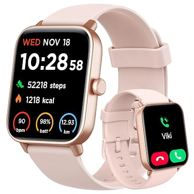 Smart Watch for Women Android & iPhone, Alexa Built-in, IP68 Waterproof Activity Fitness Tracker with Bluetooth Call (Answer/Make), 1.8" Smartwatch with Heart Rate/SpO2/Sleep Monitor, 100+ Sports Mode