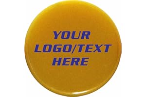 HAKITAROOM Personalized Poker Chips - Customized Game Accessories with Various Sizes - 100 Pieces Boxed, 19 Colors (Golden, 1