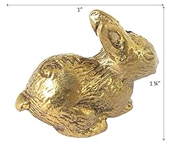 Brass Lucky Rabbit Amulet - Mini Thai Magic Amulets