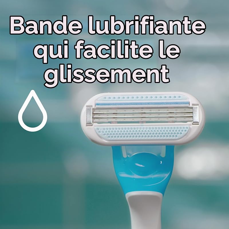 Venus Rasoir jetable Gillette Oceana pour femme, lot de 4 lames (3+1 gratuites)
