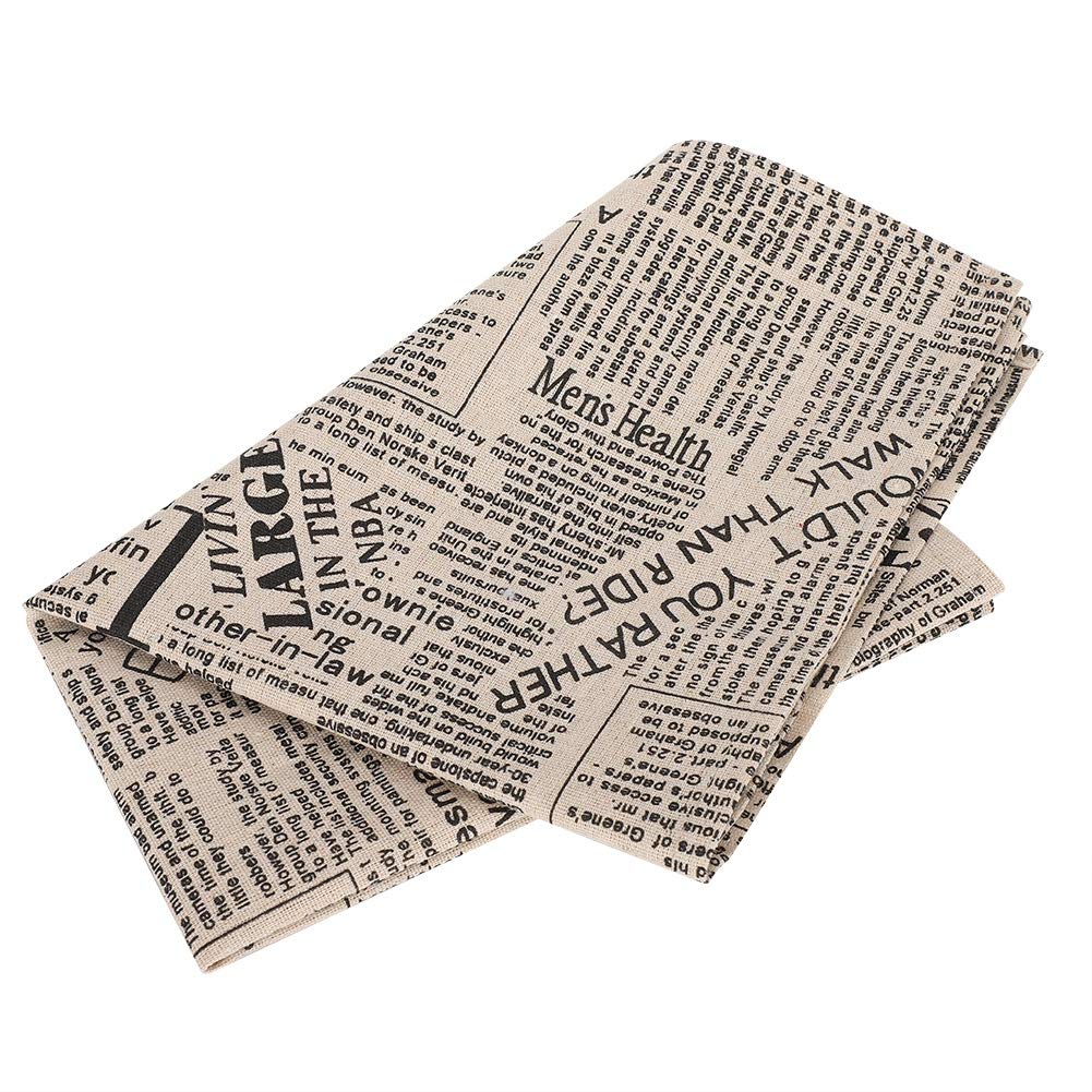 Mumusuki Photography Background Cloth Retro Vintage English Newspaper Table Mats for Dining Table Photo Studio,28 x 19.7in