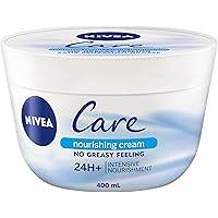 NIVEA Care Nourishing Cream, All-Purpose Moisturizing Cream, Face, Hand, Body Cream, Fast-Absorbing, Non-Greasy, Daily Body M