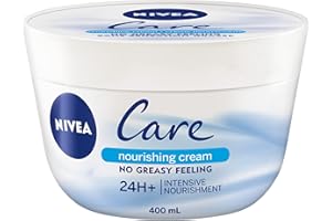 NIVEA Care Nourishing Cream, All-Purpose Moisturizing Cream, Face, Hand, Body Cream, Fast-Absorbing, Non-Greasy, Daily Body M