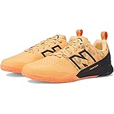New Balance Unisex-Adult Audazo Pro in V6 Soccer Shoe, White Peach/Mango/Phantom, Men 12.5 M/Women 14 W