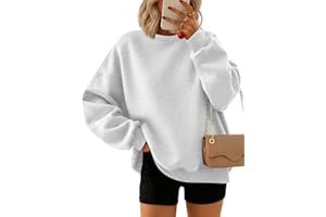 Trendy Queen Sweatshirts for Women Hoodies Oversized Crewneck Tops Sweaters Comfy Fall Winter Outfits Clothes 2026 Fashion
