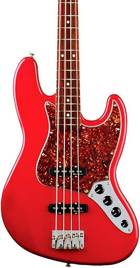 Fender Mexican Deluxe Active Jazz Bass Candy Apple Red