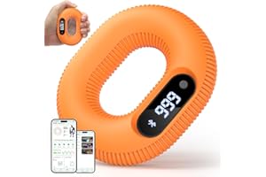 JACKBOOM Smart Silicone Grip Strength Trainer, Forearm Strengthener with Data Monitoring, Supports Game Interactions and App Control, Hand Exercisers for Strength,Stress Relief and Rehabilitation