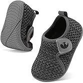 FEETCITY Toddler Walking Shoes Slip On Toddler Shoes Boys Girls Kids Sports Sneakers Casual School Shoes Barefoot Shoes