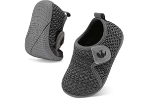 FEETCITY Toddler Walking Shoes Slip On Toddler Shoes Boys Girls Kids Sports Sneakers Casual School Shoes Barefoot Shoes