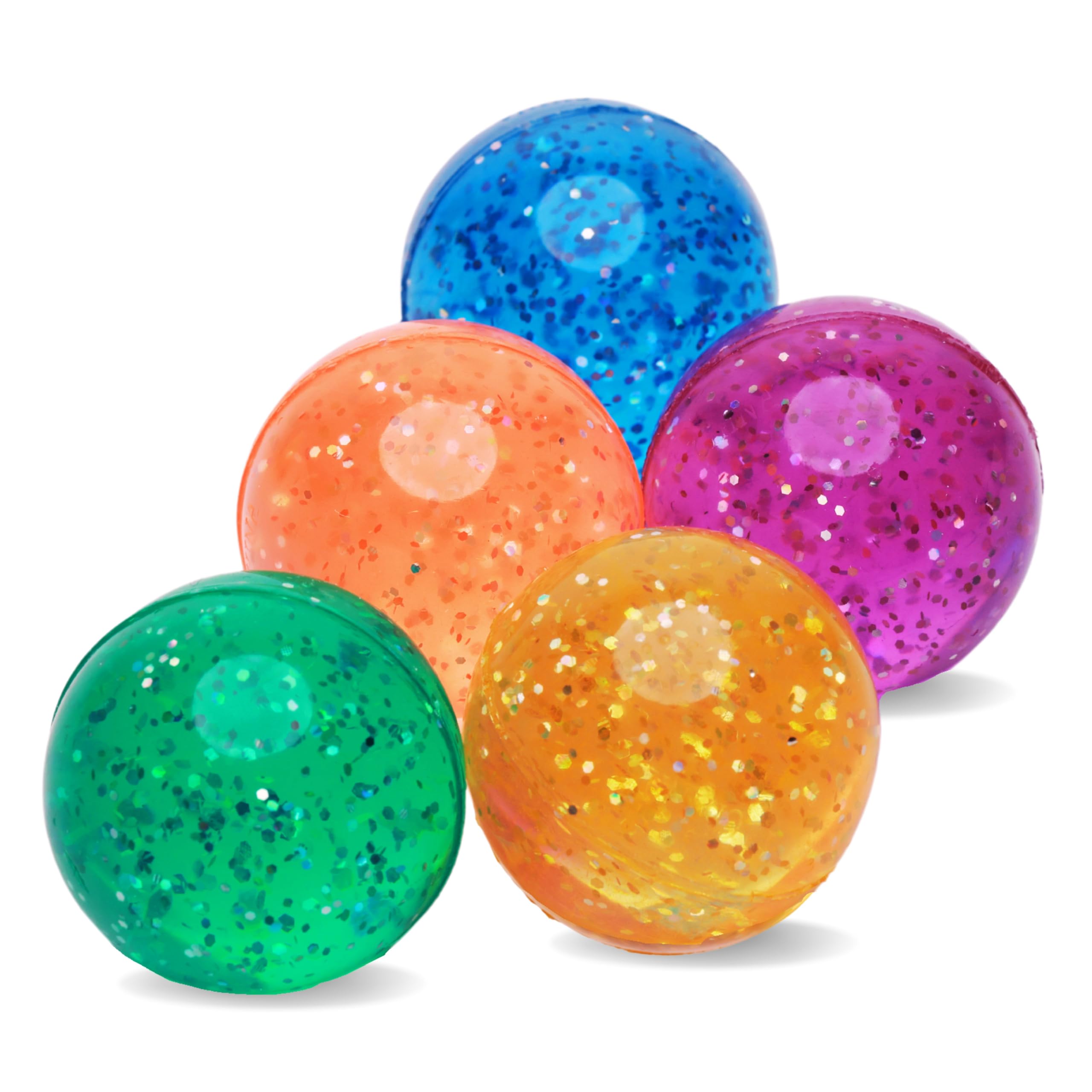 Bouncy Balls in The Gift Box - 5 Pcs Large Bouncy Ball 45mm for Kids - Rubber Balls for Kids - ICY Super Ball - Big Bouncy Ball - Bouncy Balls for Kids