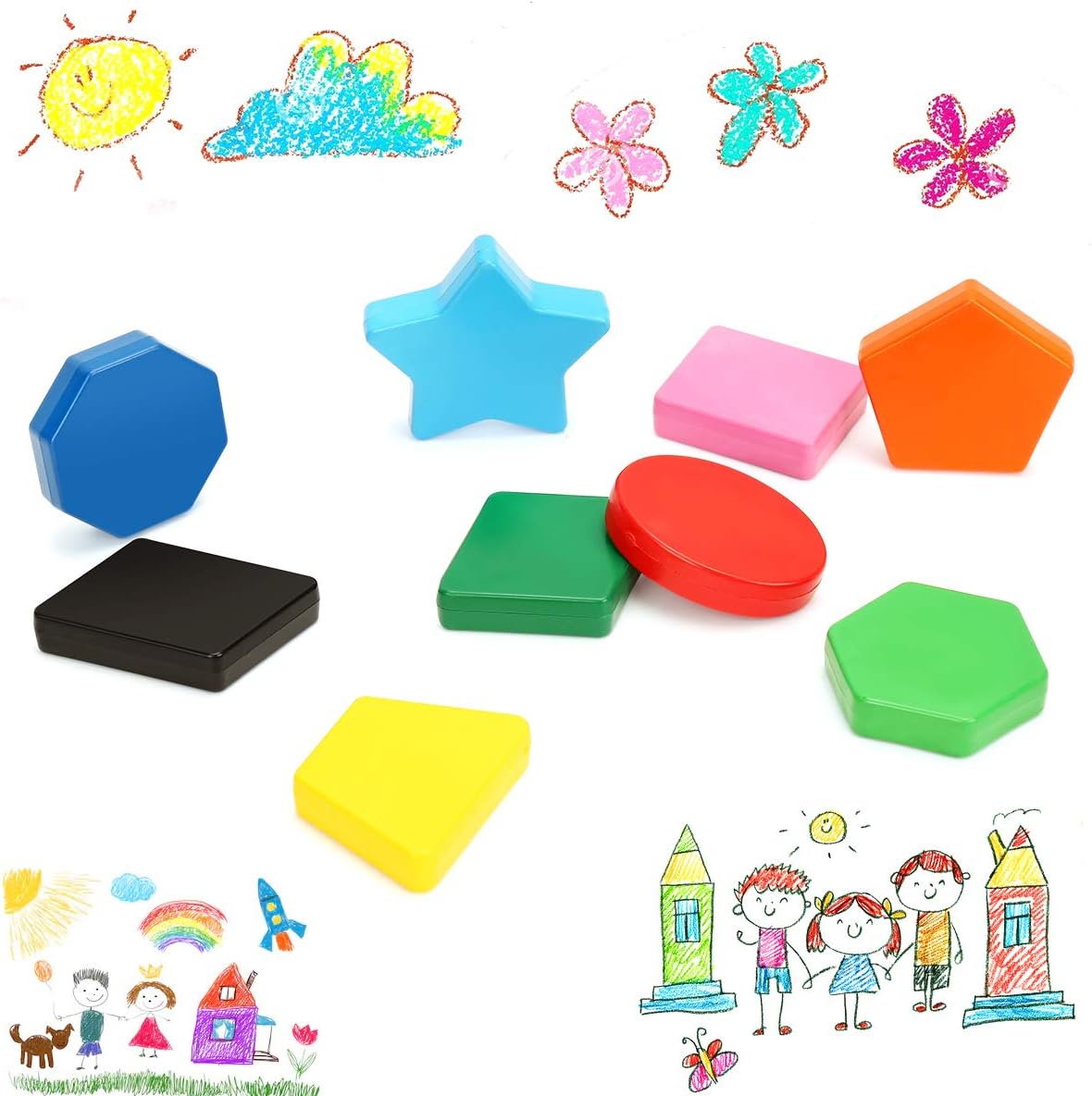 Baby Crayons for Toddlers,Washable Wax Crayons for Babies,Safe and Non