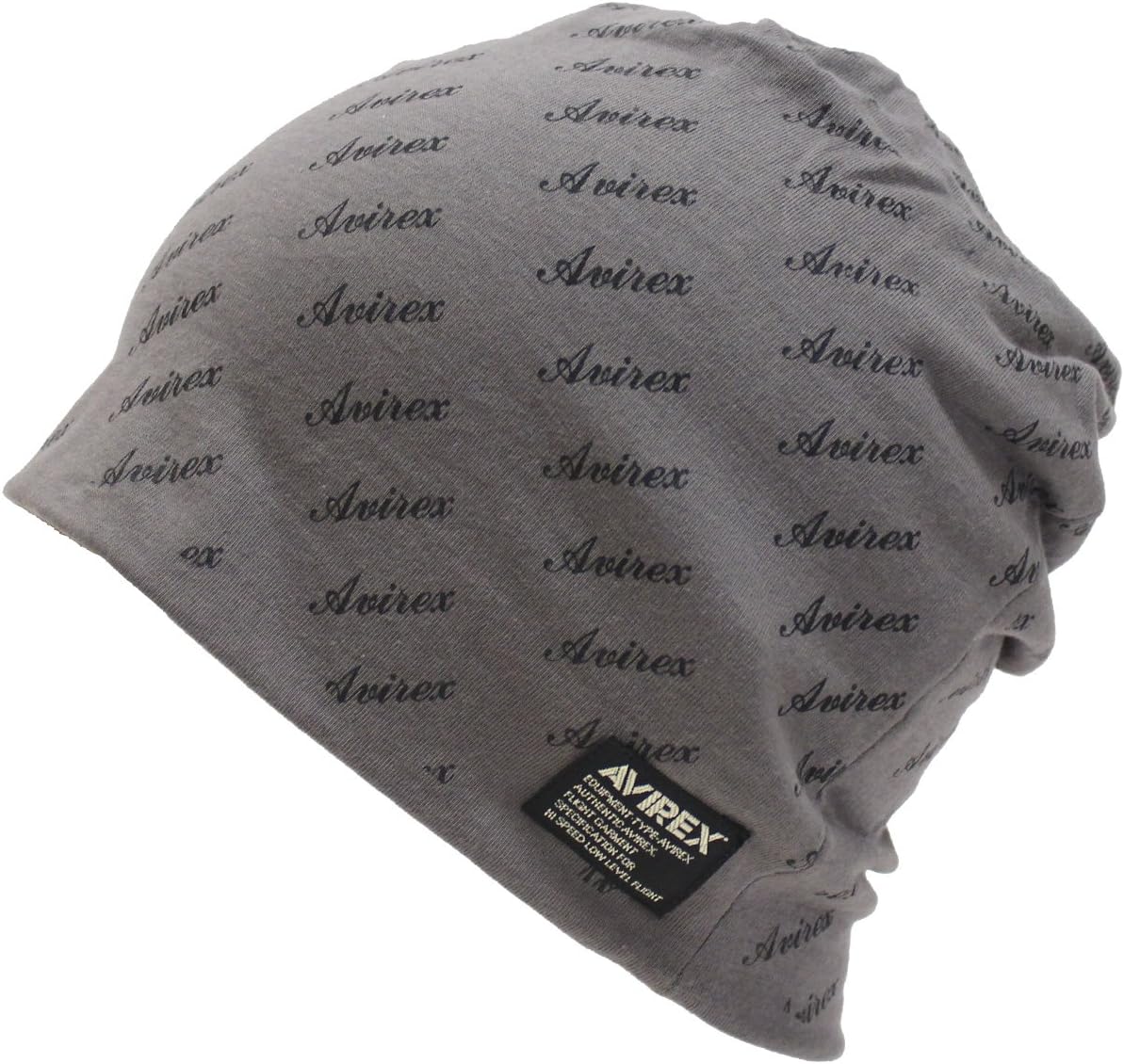 Avirex Mens' Logo Knit Cap Beanie Watch Cap Skullies Beanies Gray