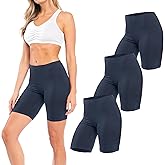 Sexy Basics Women's Cotton Stretch Active Slip Shorts | 3 Pack & 6 Pack Boy Short Boxer Briefs