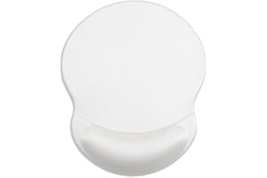 ITNRSIIET Ergonomic Mouse Pad with Gel Wrist Support Small Wrist Rest Smooth Surface Non-Slip PU Base Comfortable Office Supp
