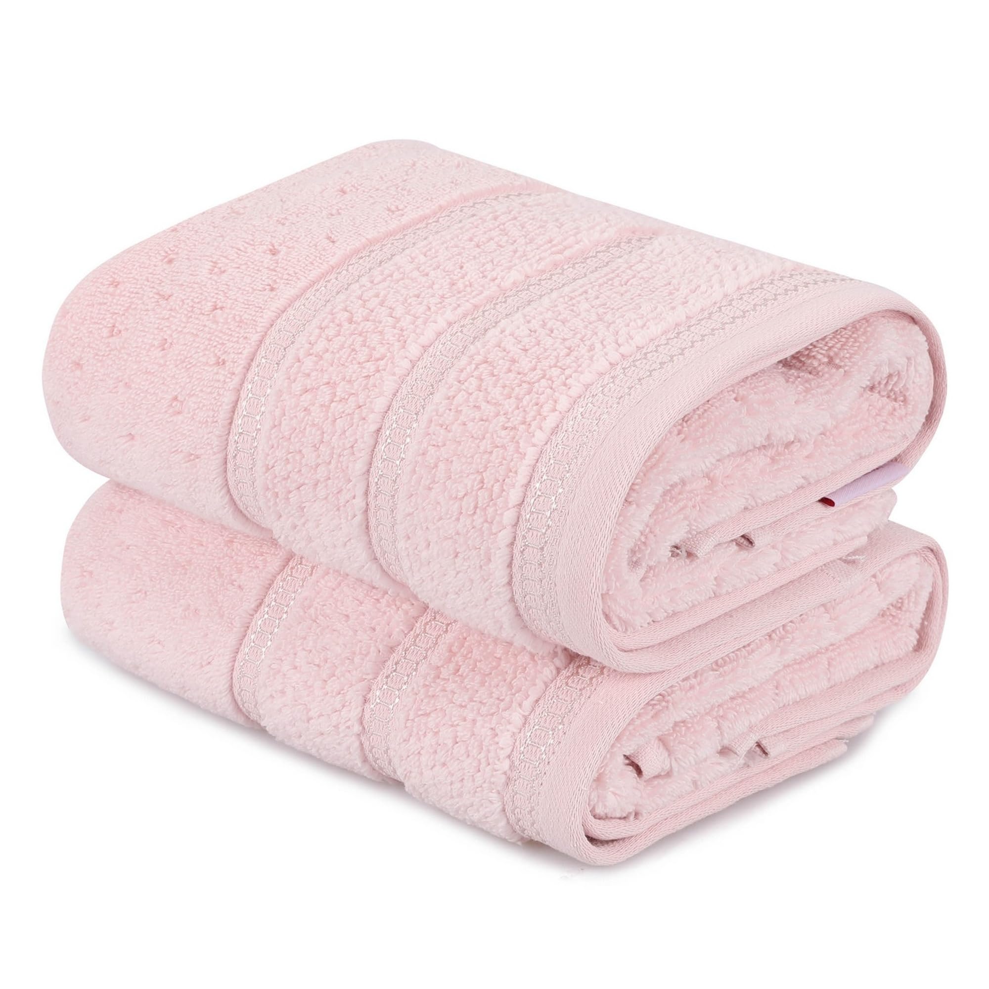 WELL HOME MOBILIARIO & DECORACIÓN Hand Towel Set (2 Piece) Powder