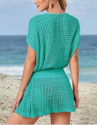 Bsubseach Women Hollow Out Beach Bathing Suit Cover
