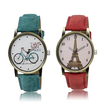 Combo Set of Analogue Multicolour Dial Womens Watch