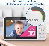 VTech VM924-2 Video Baby Monitor with 2 Cameras 5 in LCD Night Vision view 2