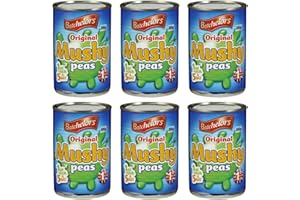Batchelors Original Mushy Peas 300g, (Pack of of 6)