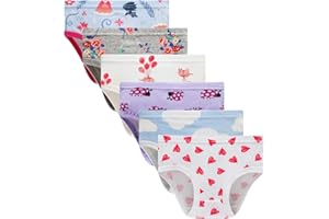 Winging Day Girls' Pure Cotton Panties Soft Underwear
