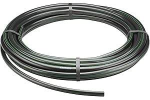 Rain Bird T63-050 Drip Irrigation 1/2" (0.634" OD) Blank Distribution Tubing, 50' Roll, Black
