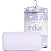 Brookstone Squishy FOM Cushion Pillow - The Original Stretchy, Comfy, Colorful Pillow for Neck, Lumbar Support, and Bed - for Sleeping, Car, Travel, Small, Lilac, 12 x 7 Inches