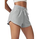 ODODOS Women's Performance Shorts Ultra Soft odSTRATUM Tech Mid Rise Relaxed Shorts with Pocket 3" Inseam Moisture Wicking