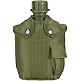 Olive Drab GI Style 1 Quart Plastic Canteen with Cover