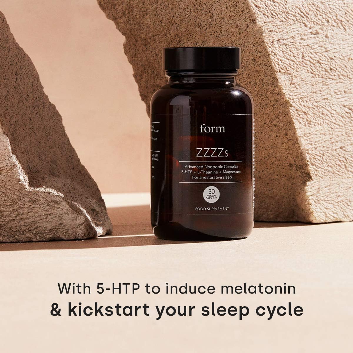 Form ZZZZs Natural Nootropic for Sleep 5HTP Magnesium Zinc Calming Amino Acids for