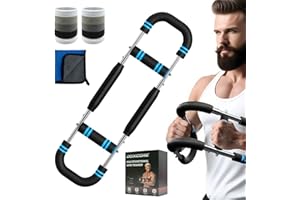 DOXCORE Twister Arm Trainer, 60-110lb Adjustable Resistance Workout Equipment Twister Arm Chest Exerciser Power Twister Bar, Portable Chest Press Machine Detachable Design Fitness for Home & Gym