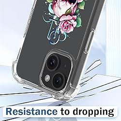 Ecute Anchor Case for iPhone 15 with Stand,Drop